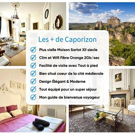 Caporizon-Sarlat L'Elegance-T2 Plein Centre Cite Medievale Extérieur photo